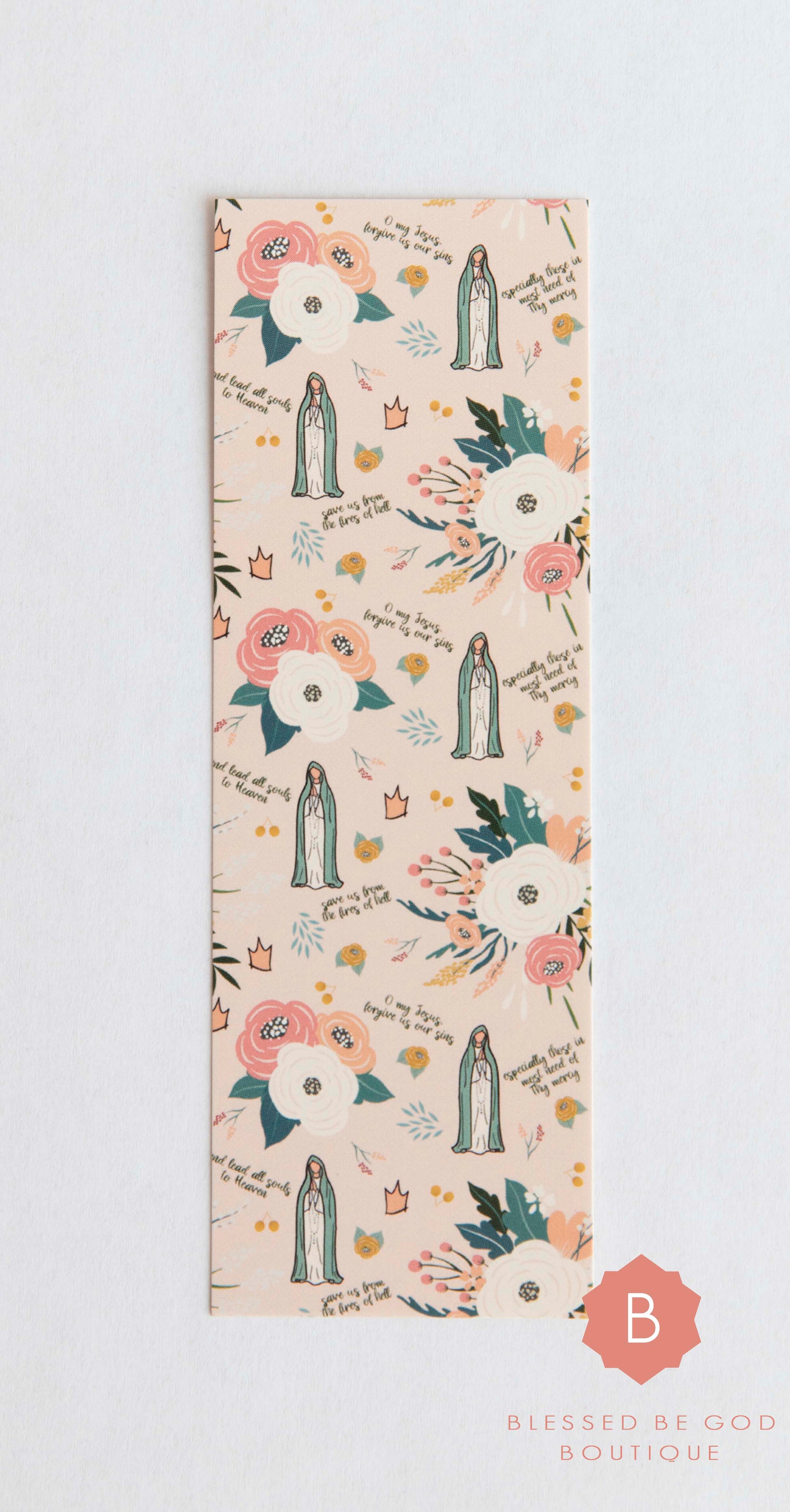 Our Lady of Fatima Bookmark - Bookmarks