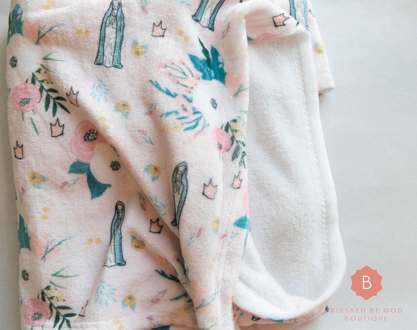 Our Lady of Fatima Catholic Blanket - All Over Prints