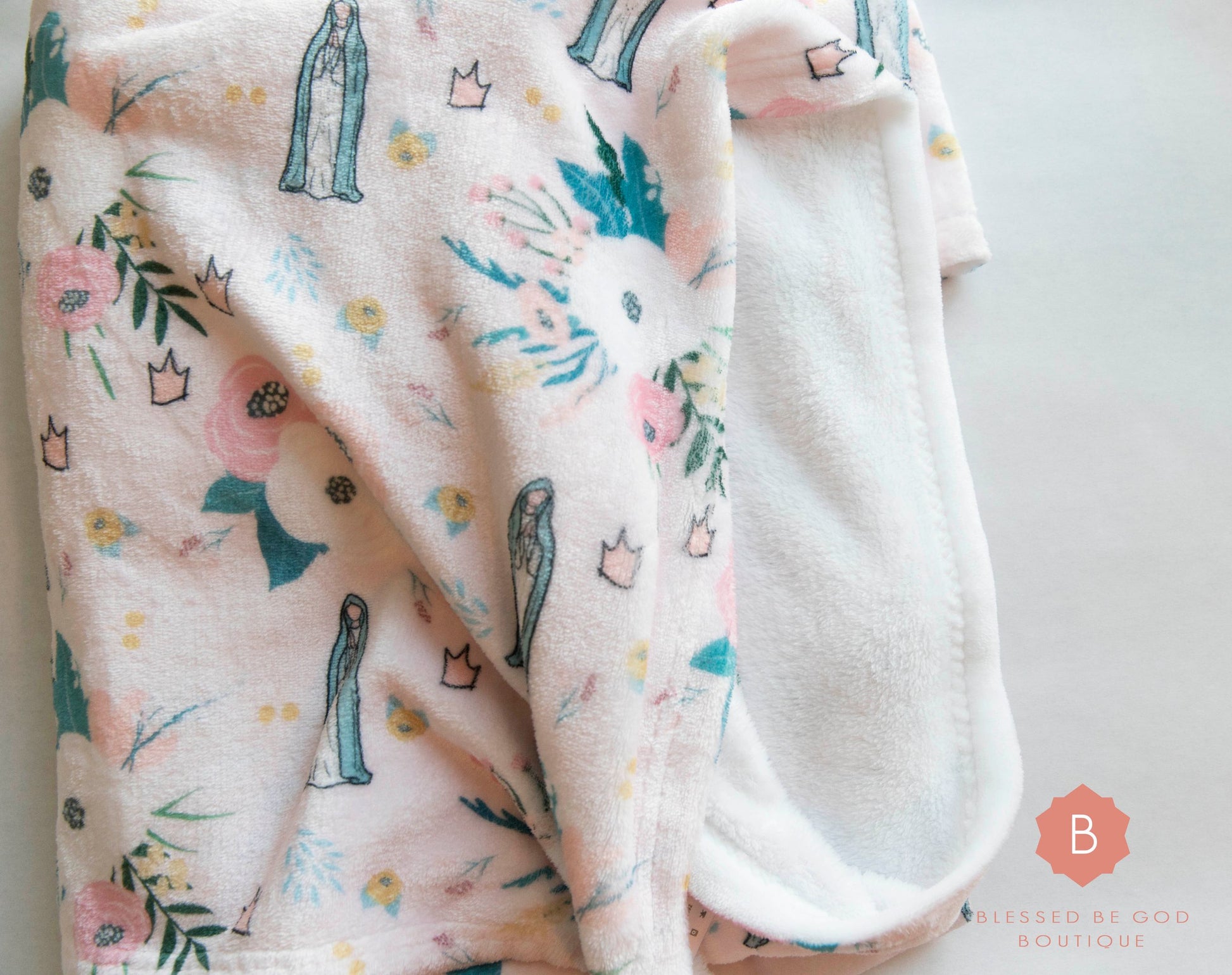 Our Lady of Fatima Catholic Blanket - All Over Prints