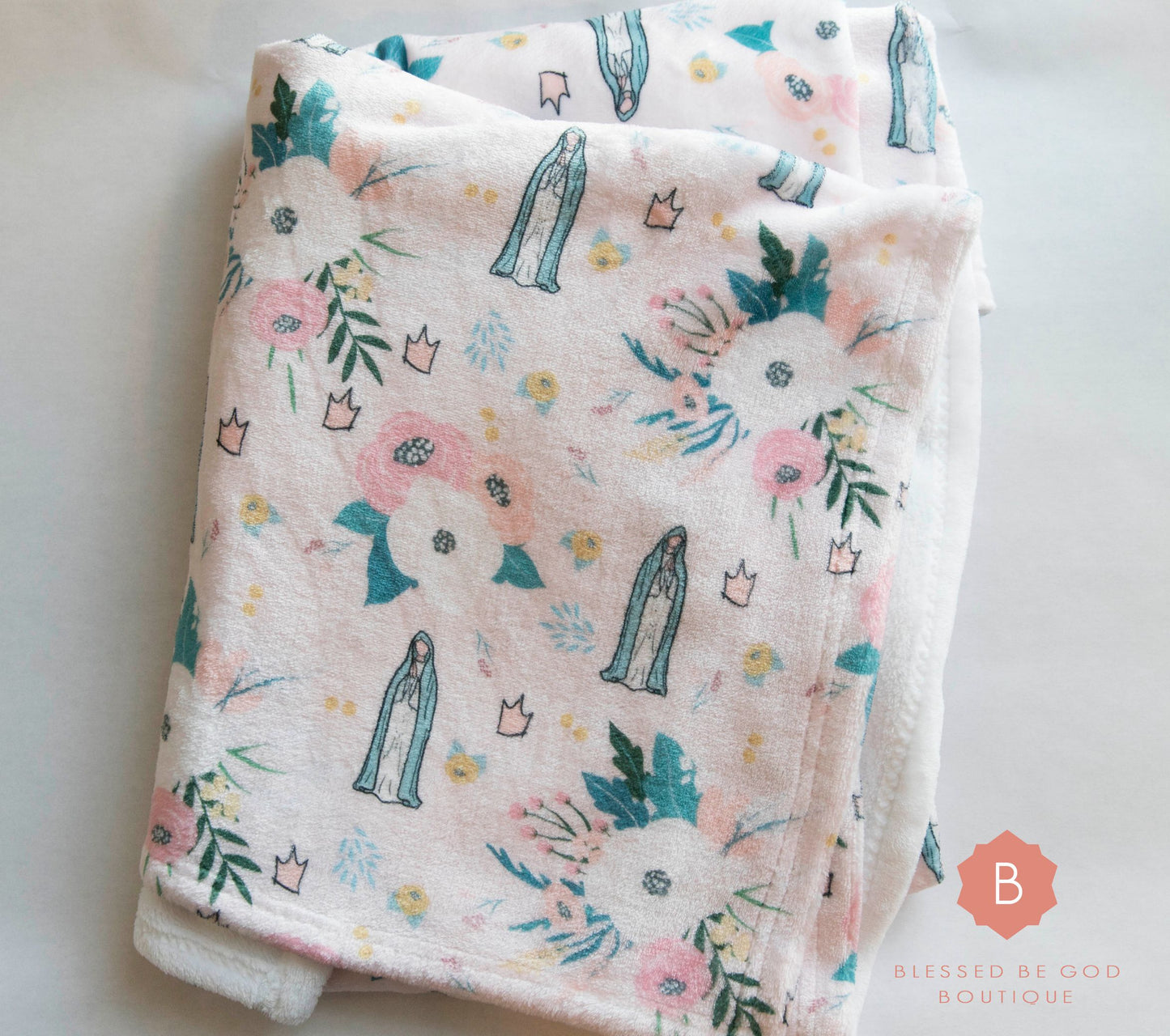 Our Lady of Fatima Catholic Blanket - All Over Prints