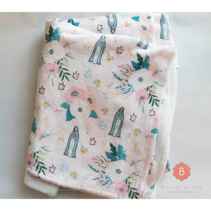 Our Lady of Fatima Catholic Blanket - All Over Prints
