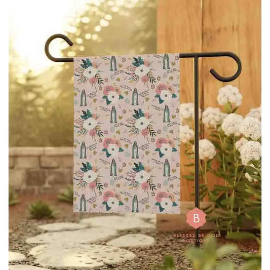 Our Lady of Fatima Catholic Garden Flag - 12’’ × 18’’ - Home Decor