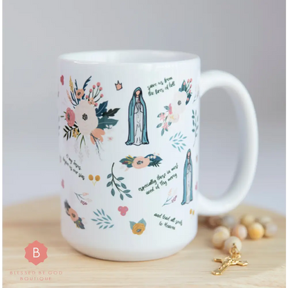 Our Lady of Fatima Catholic Mug 15oz - Mugs