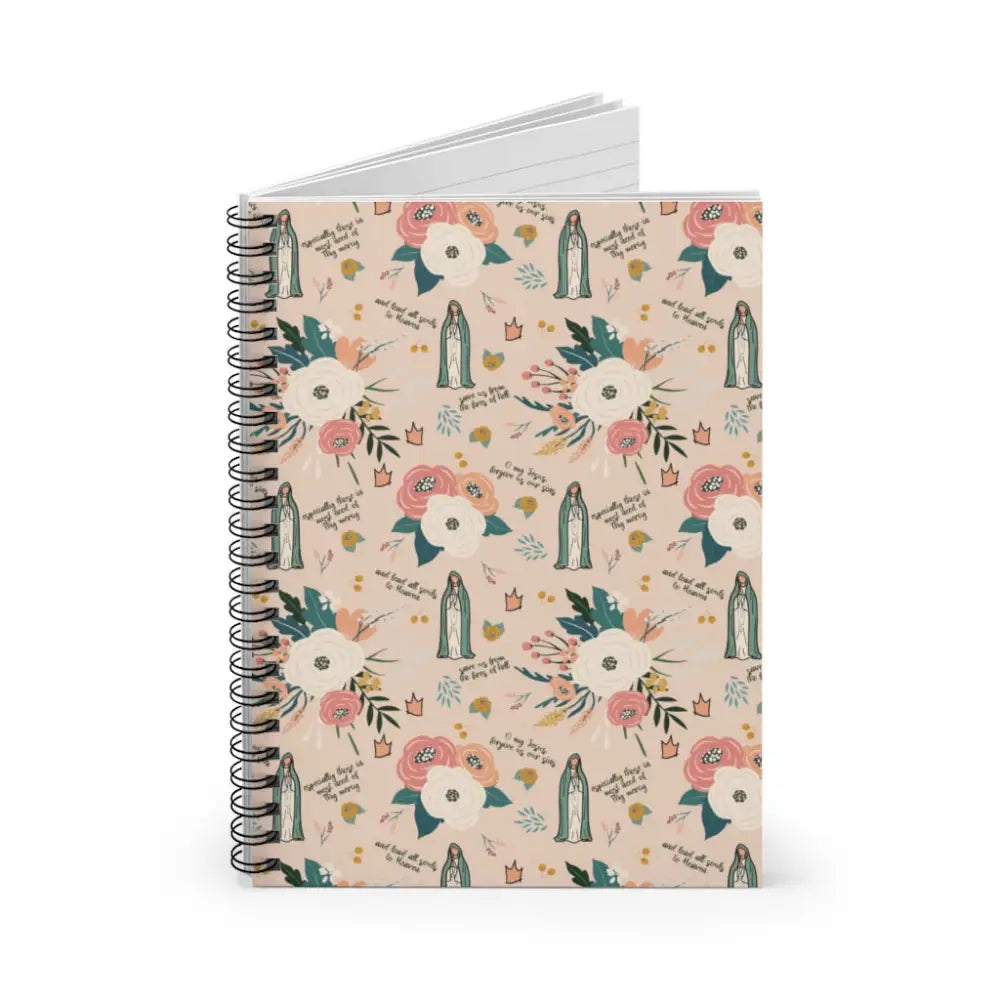 Our Lady of Fatima Catholic Notebook - One Size - Paper products