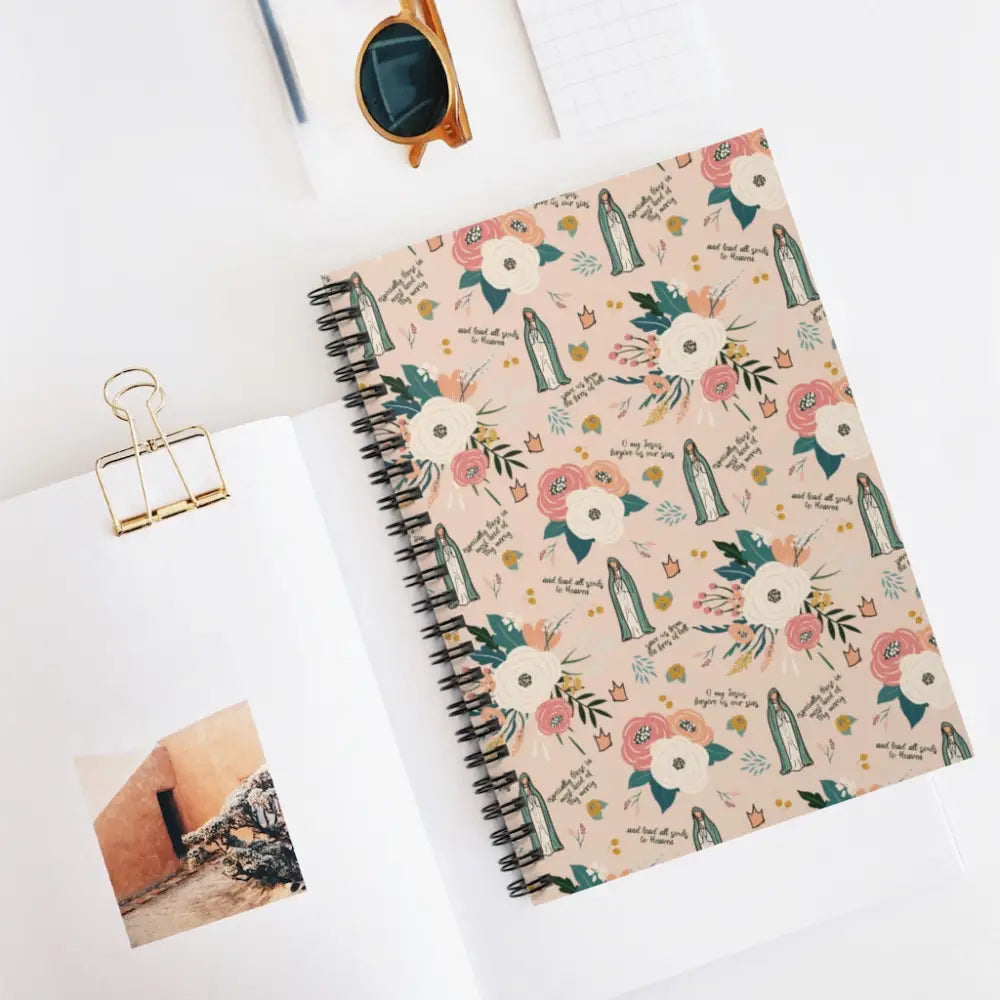 Our Lady of Fatima Catholic Notebook - One Size - Paper products