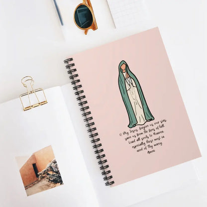 Our Lady of Fatima Catholic Notebook - One Size - Paper products