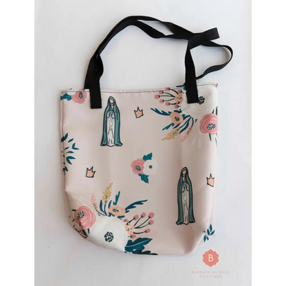 Our Lady of Fatima Catholic Tote Bag