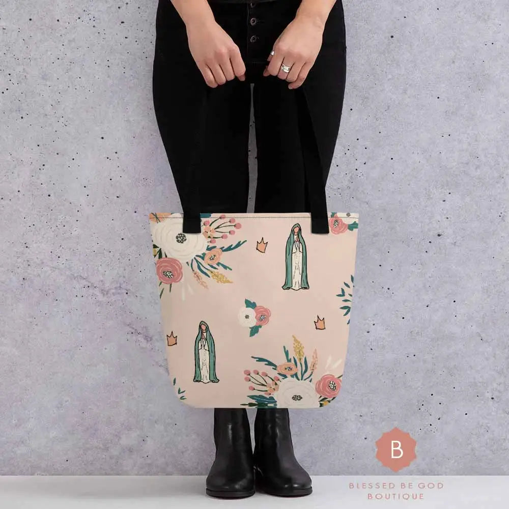 Our Lady of Fatima Catholic Tote - RTS - tote