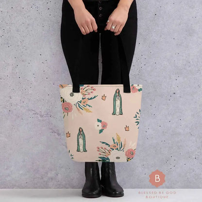 Our Lady of Fatima Catholic Tote - RTS - tote