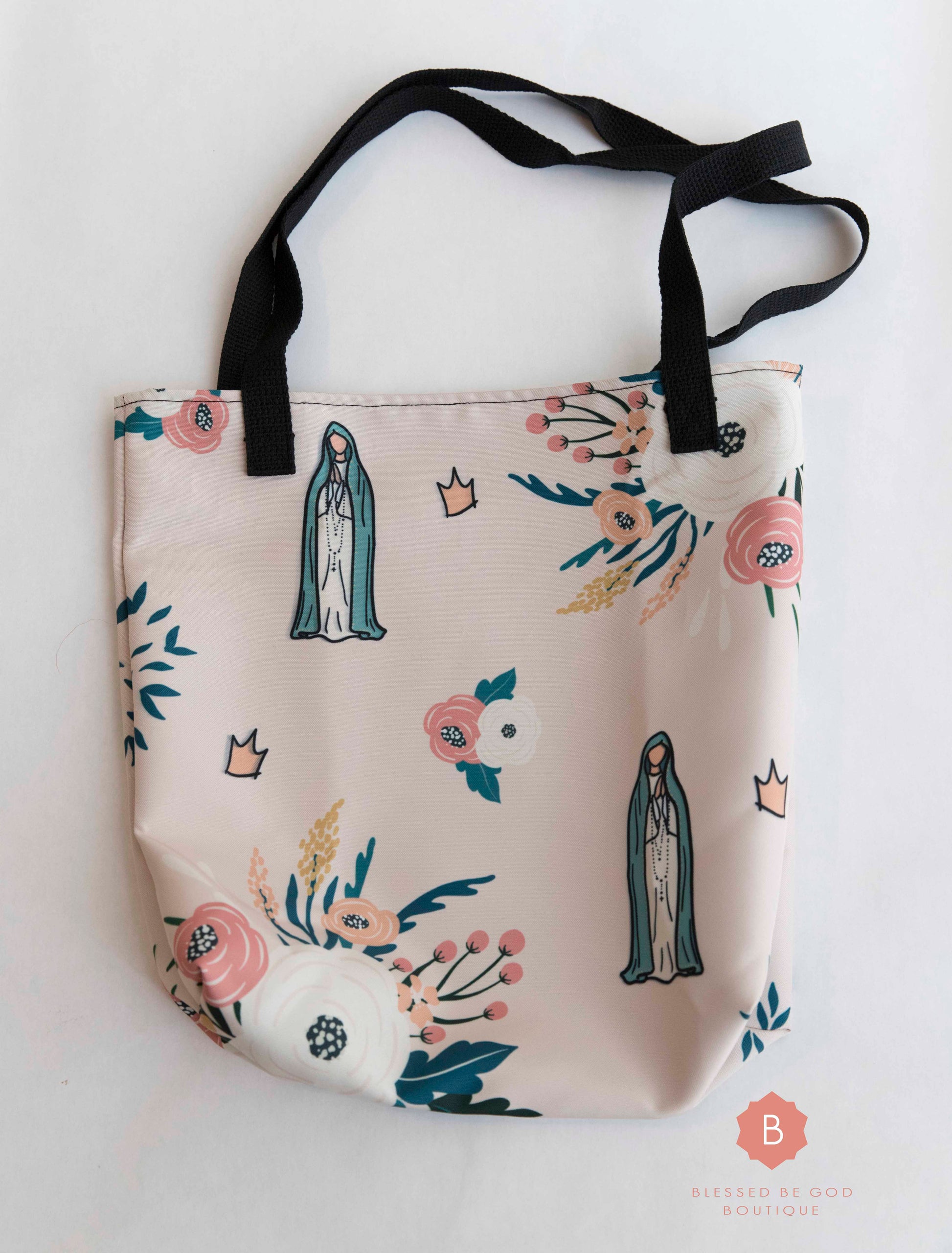 Our Lady of Fatima Catholic Tote - RTS - tote