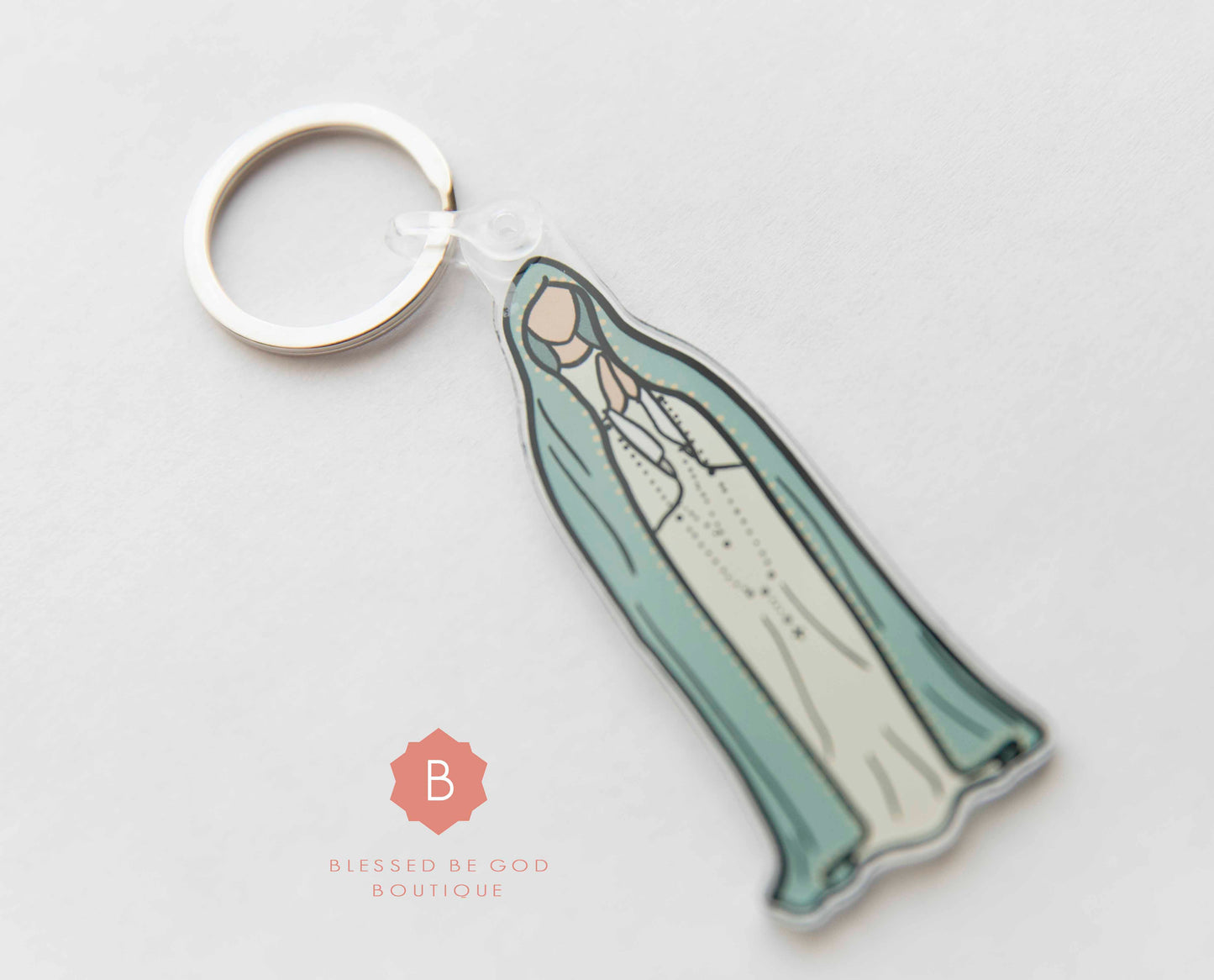 Our Lady of Fatima Keychain acrylic - Keychains