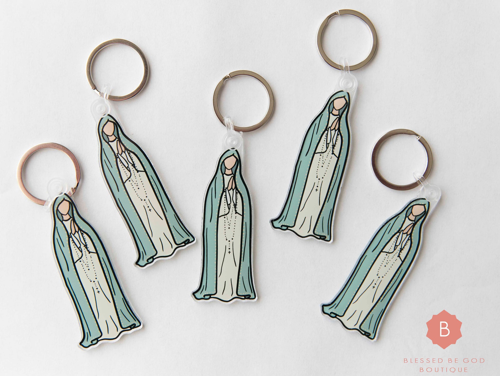 Our Lady of Fatima Keychain acrylic - Keychains