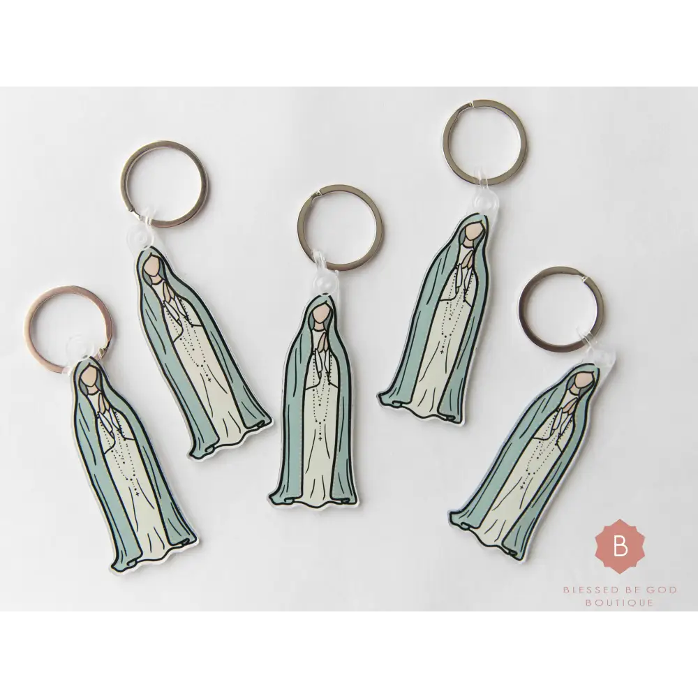 Our Lady of Fatima Keychain acrylic - Keychains