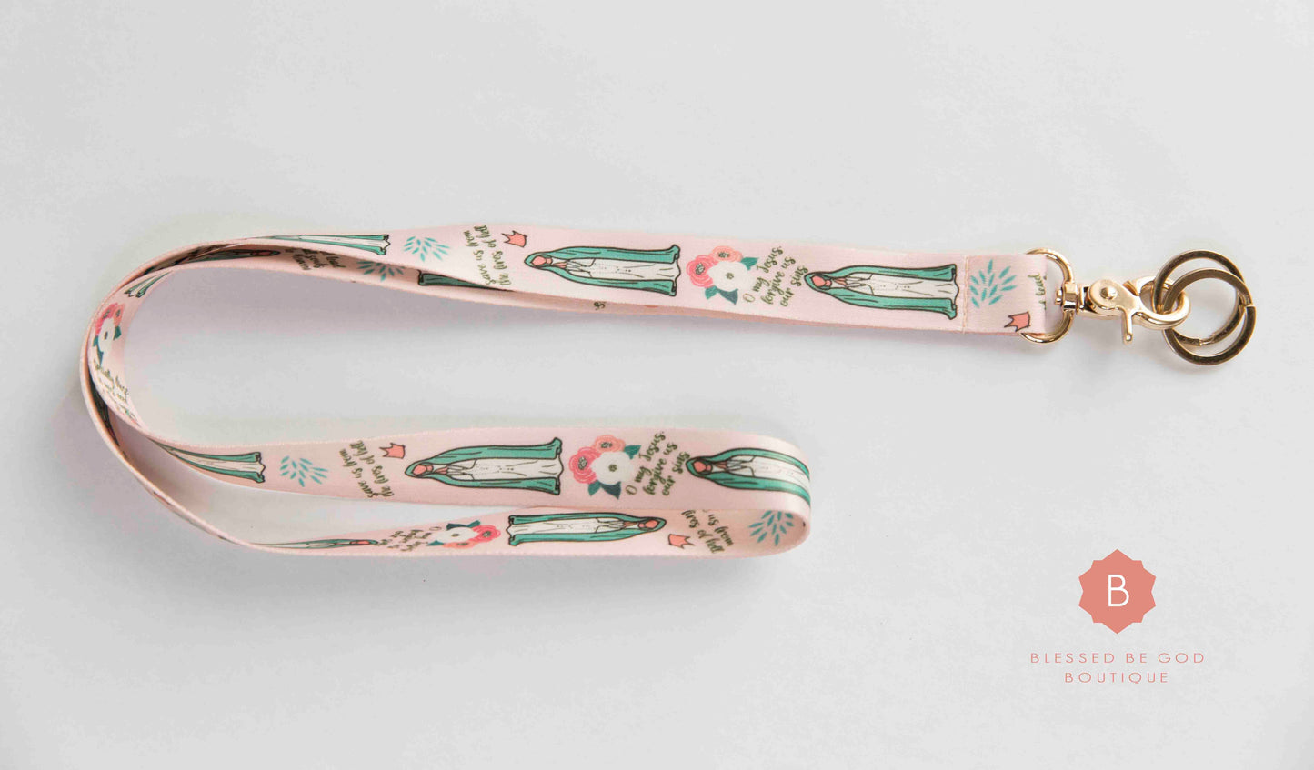 Our Lady Of Fatima Lanyard - Keychains