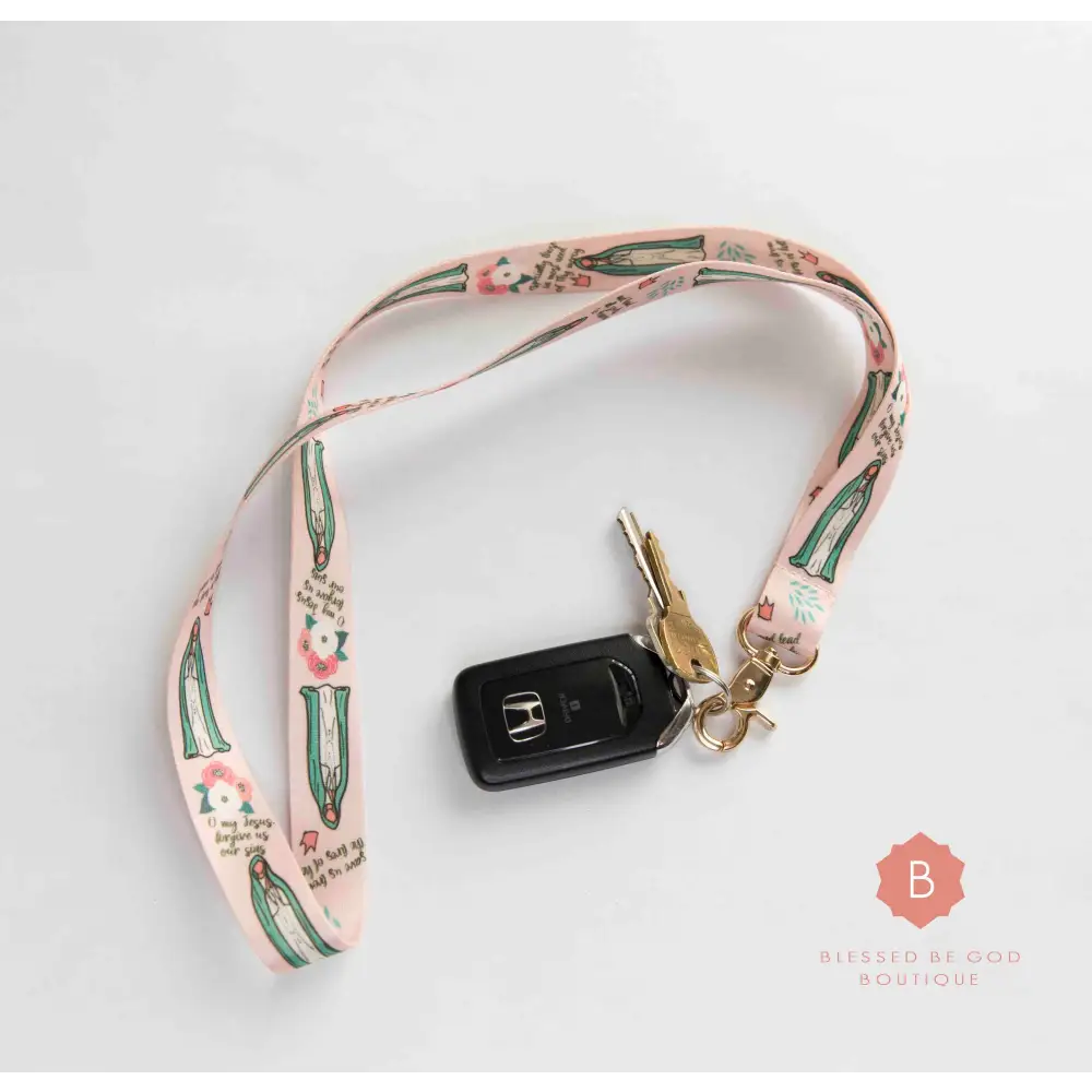 Our Lady Of Fatima Lanyard - Keychains