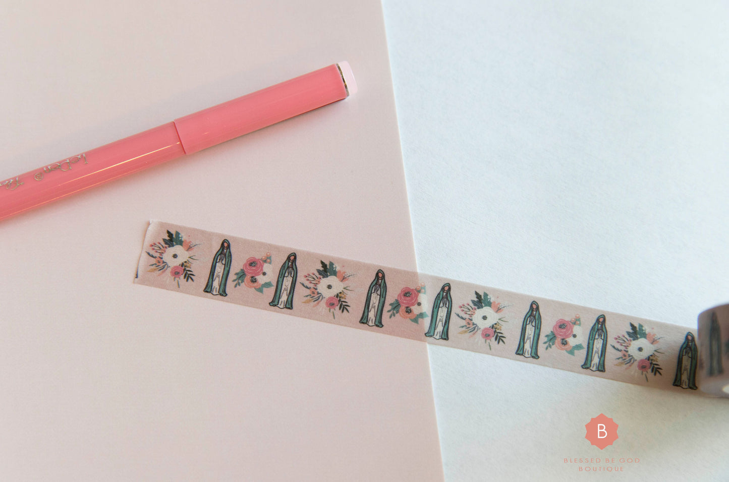 Our Lady of Fatima Marian Washi Tape - Decorative Stickers