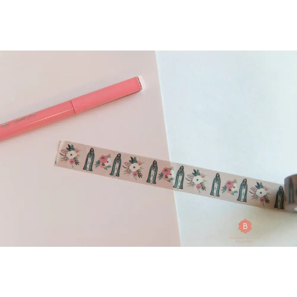 Our Lady of Fatima Marian Washi Tape - Decorative Stickers