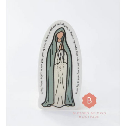 Our Lady of Fatima Sticker - Decorative Stickers