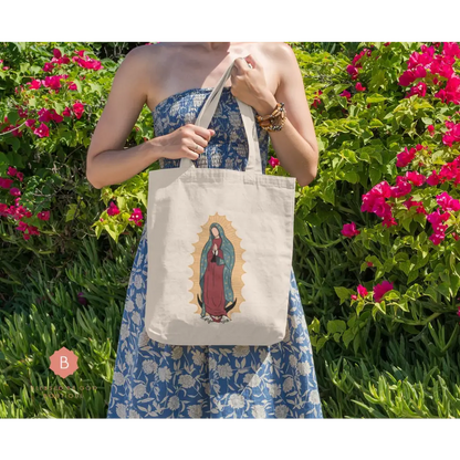 Our Lady of Guadalupe Catholic Tote - RTS - tote