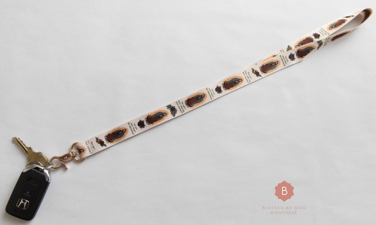 Our Lady Of Guadalupe Lanyard - lanyard