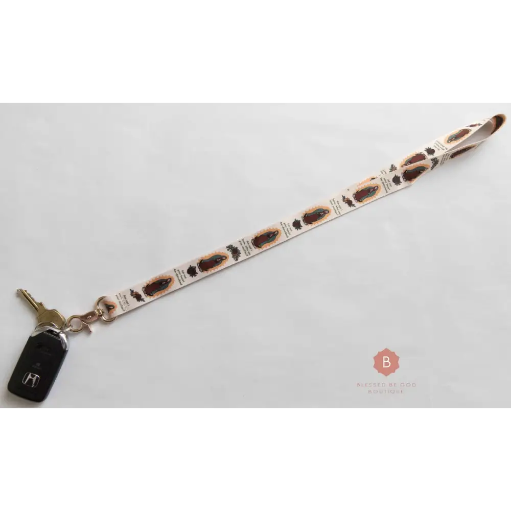 Our Lady Of Guadalupe Lanyard - lanyard