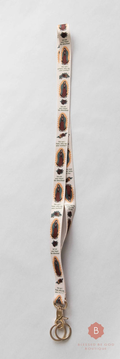 Our Lady Of Guadalupe Lanyard - lanyard