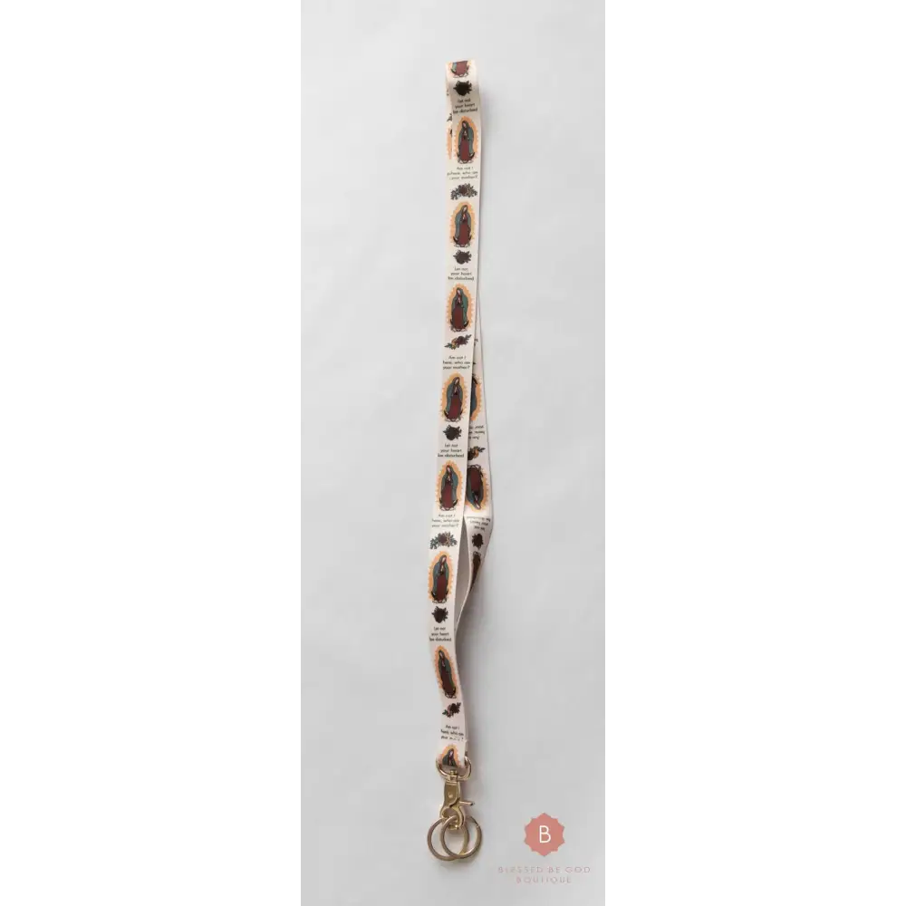 Our Lady Of Guadalupe Lanyard - lanyard