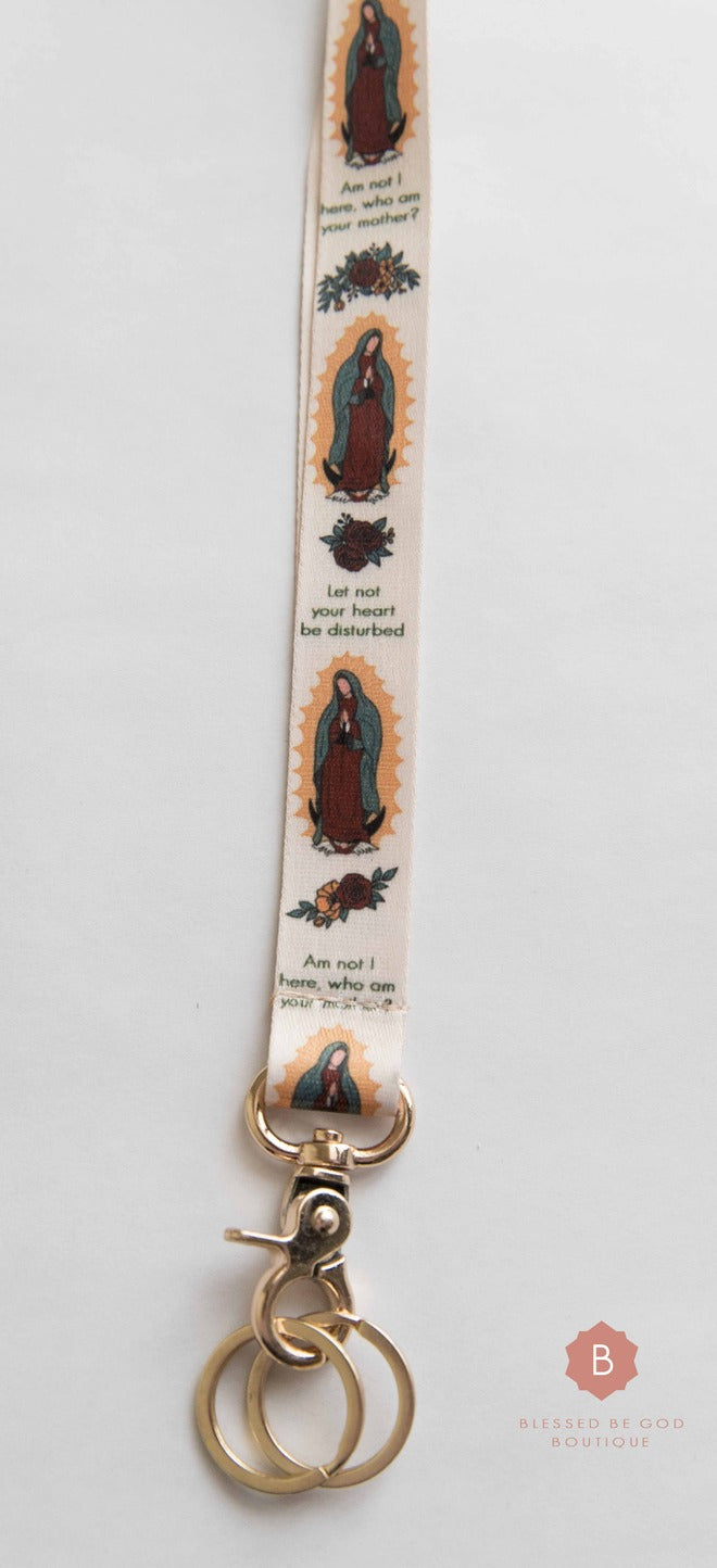Our Lady Of Guadalupe Lanyard - lanyard