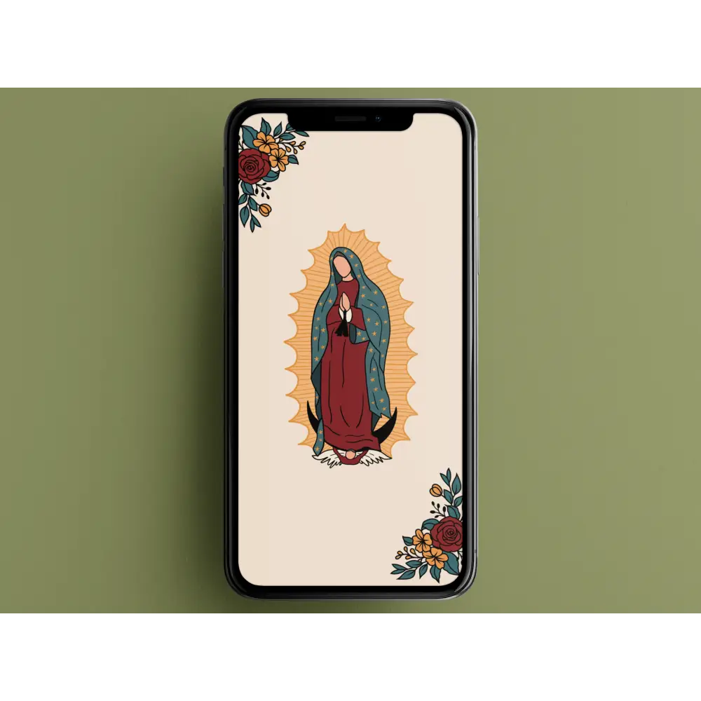 Our Lady of Guadalupe phone wallpaper - All Over Prints