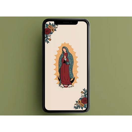 Our Lady of Guadalupe phone wallpaper - All Over Prints