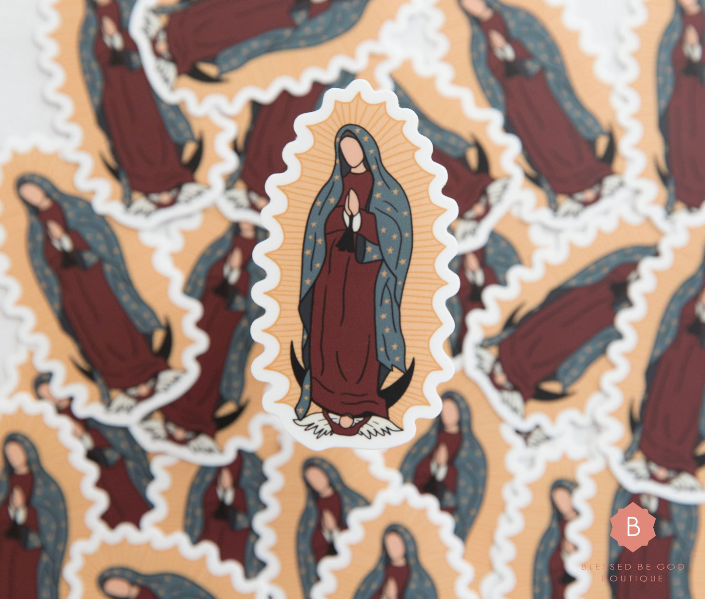 Our Lady of Guadalupe Sticker - Decorative Stickers