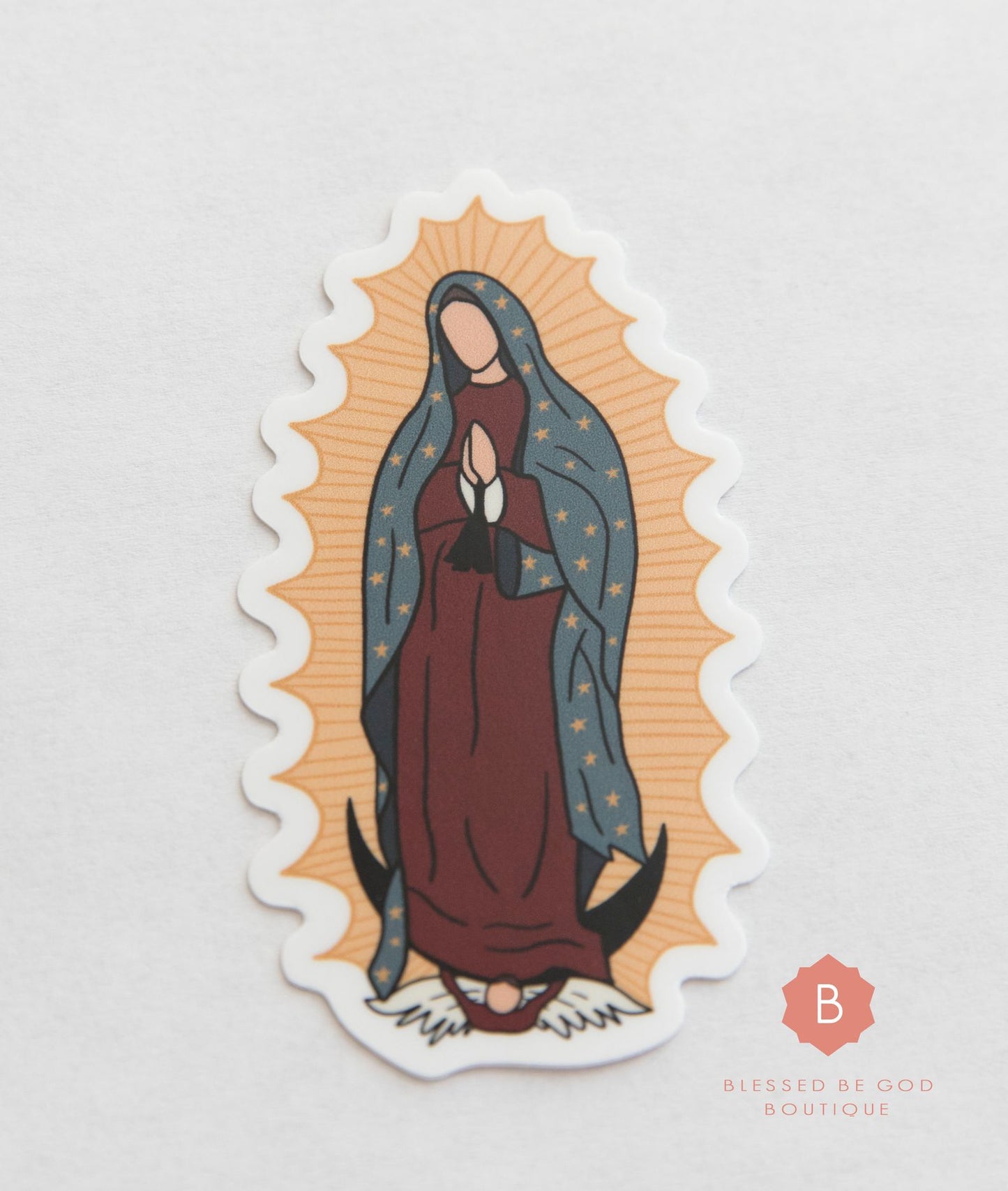 Our Lady of Guadalupe Sticker - Decorative Stickers