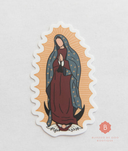 Our Lady of Guadalupe Sticker - Decorative Stickers