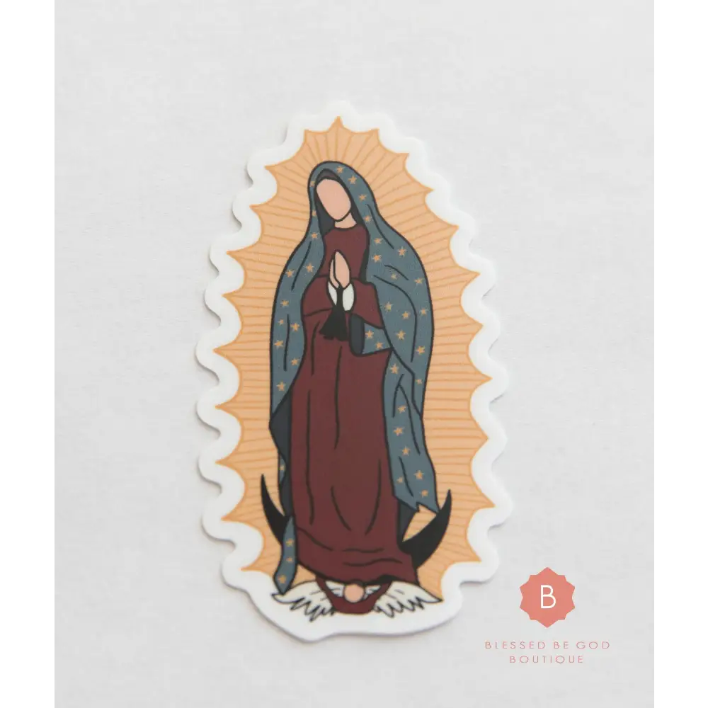 Our Lady of Guadalupe Sticker - Decorative Stickers
