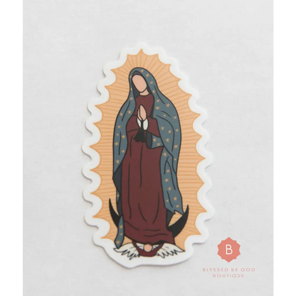 Our Lady of Guadalupe Sticker - Decorative Stickers
