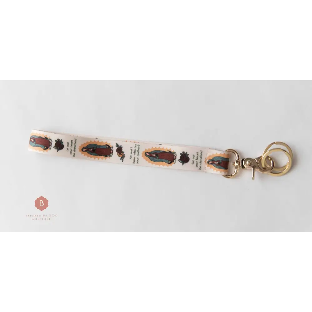 Our Lady Of Guadalupe Wristlet - lanyard