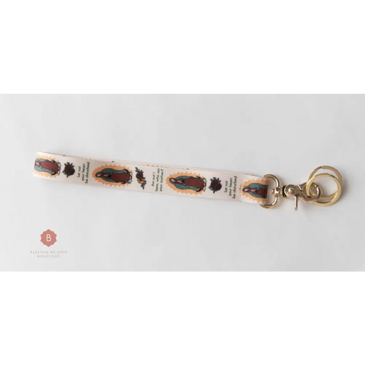 Our Lady Of Guadalupe Wristlet - lanyard