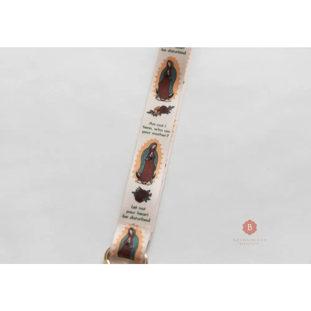 Our Lady Of Guadalupe Wristlet - lanyard