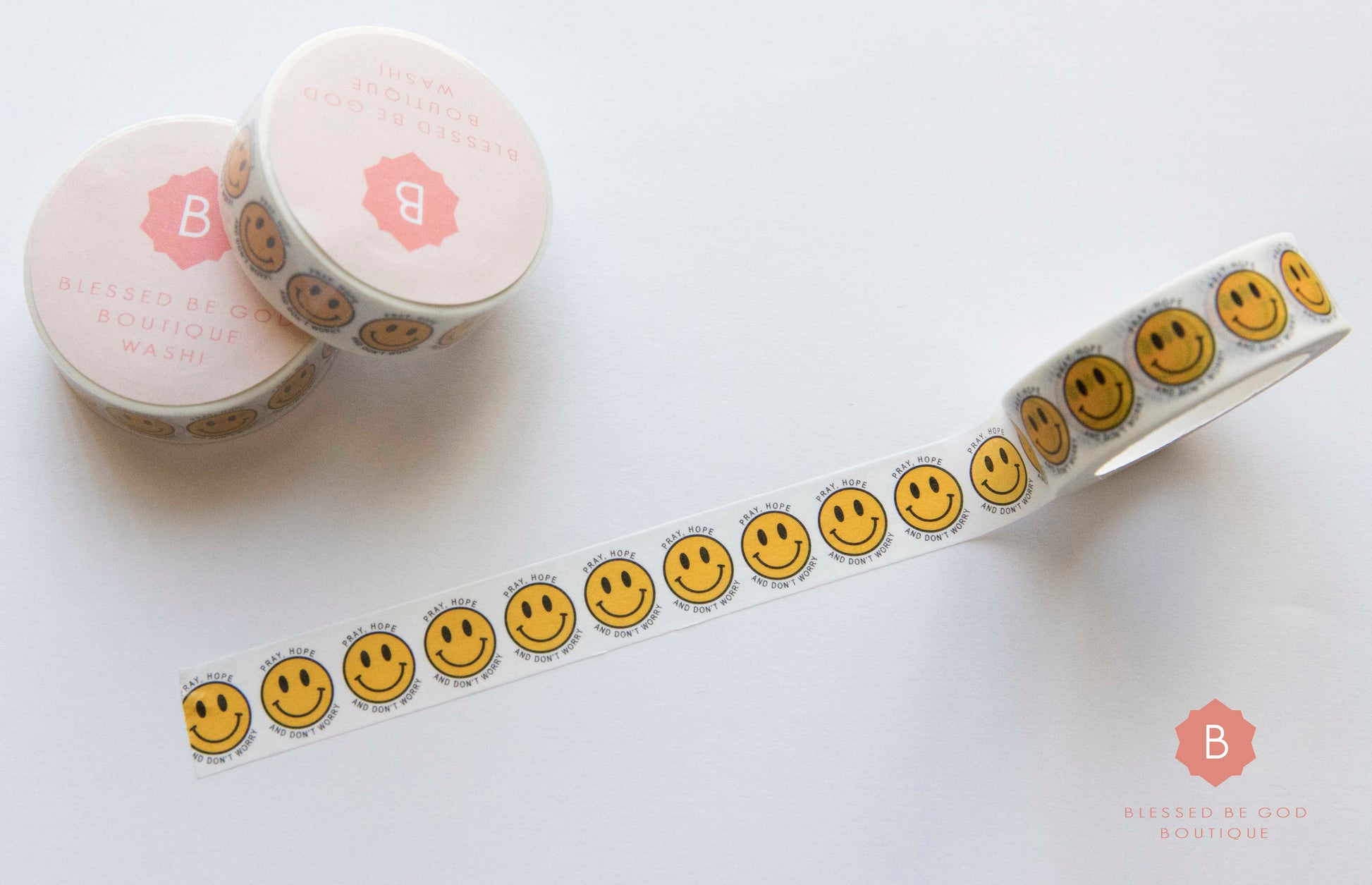 Padre Pio Smiley Face Catholic Washi Tape - washi tape