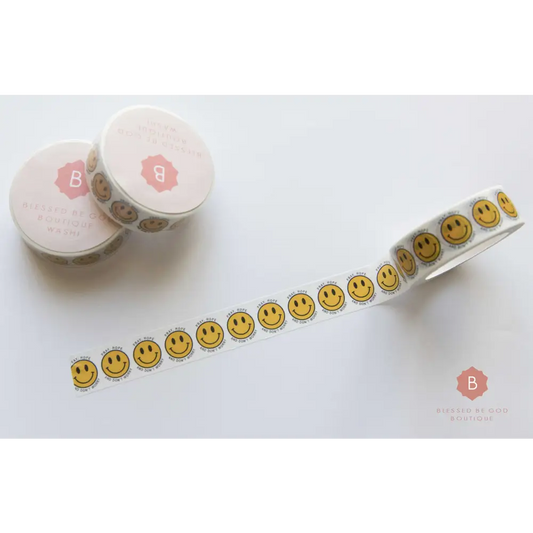 Padre Pio Smiley Face Catholic Washi Tape - washi tape