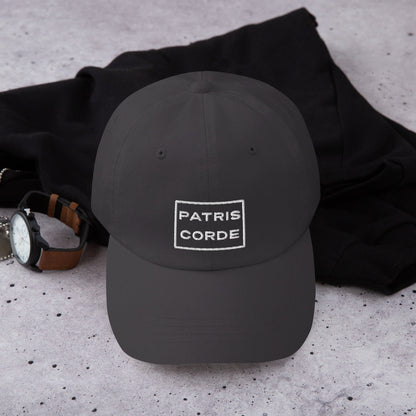 Patris Corde Catholic Men’s Hat - Dark Grey