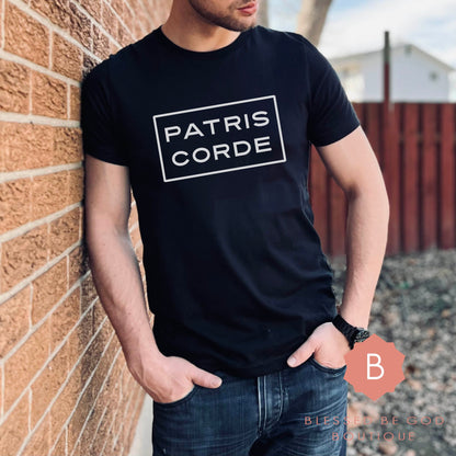 Patris Corde Men’s Catholic t-shirt - T-Shirt