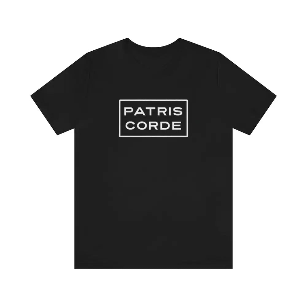 Patris Corde Men’s Catholic t-shirt - Black / S - T-Shirt
