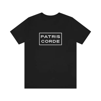 Patris Corde Men’s Catholic t-shirt - Black / S - T-Shirt