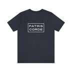 Patris Corde Men’s Catholic t-shirt - Heather Navy / S - T-Shirt