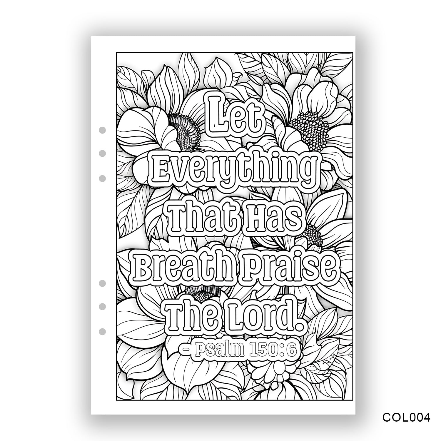 Praise the Lord Journaling Page - Paper products