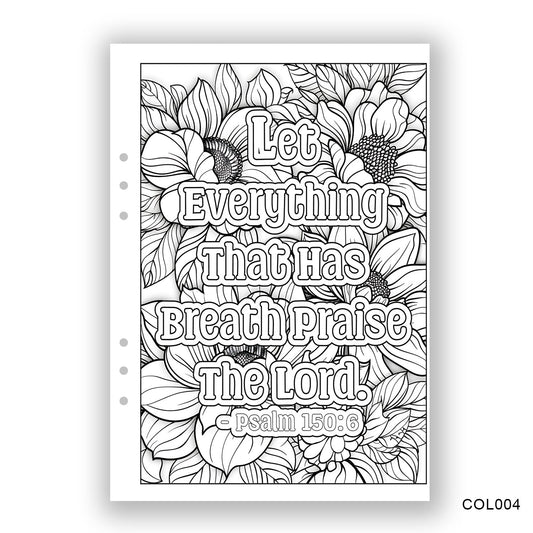 Praise the Lord Journaling Page - Paper products