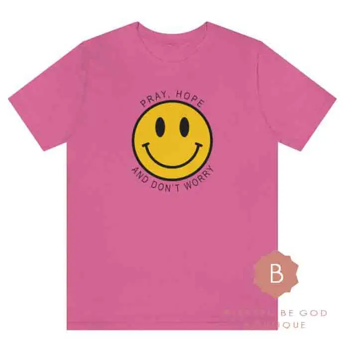 Pray Hope and Don’t Worry t-shirt Padre Pio - T-Shirt