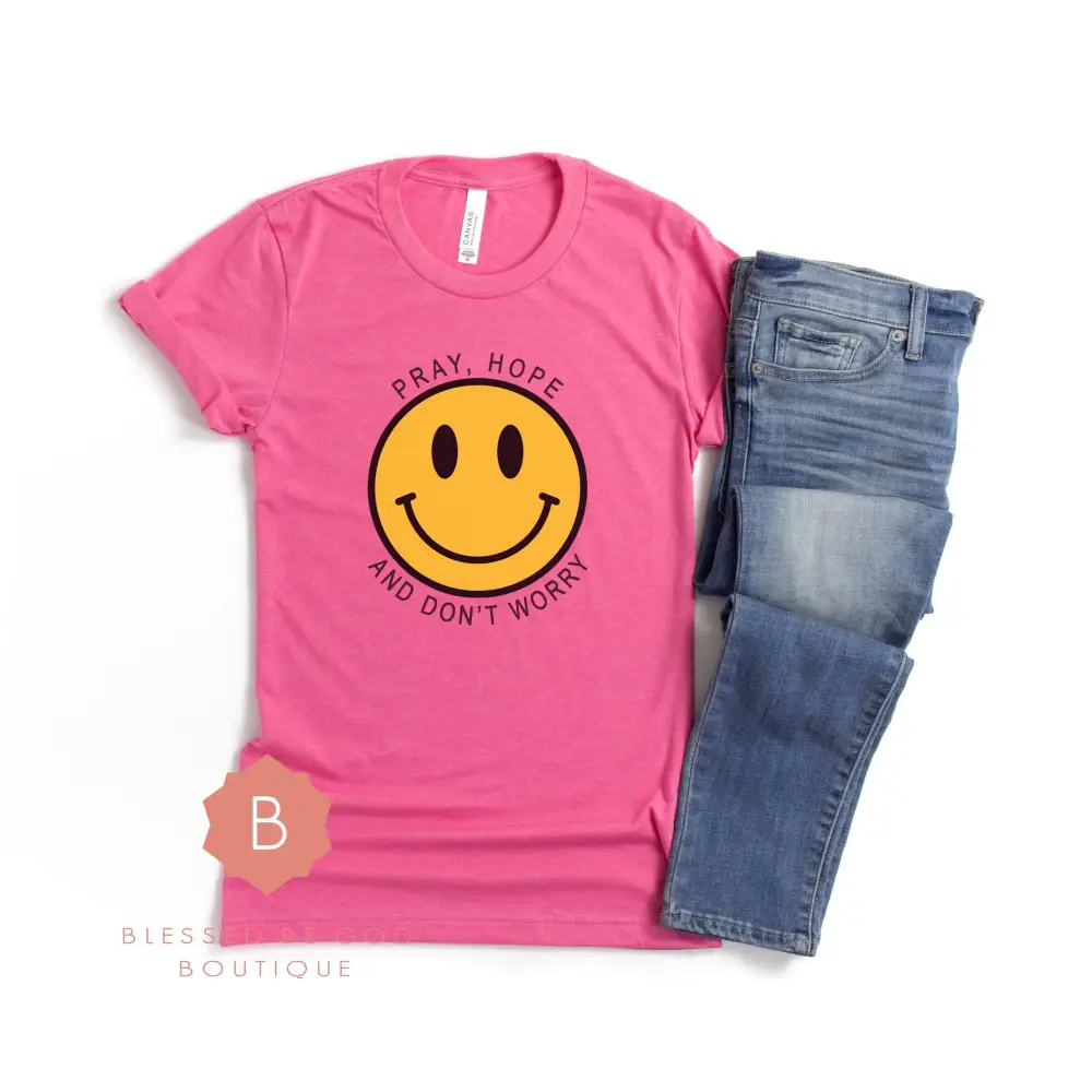 Pray Hope and Don’t Worry t-shirt Padre Pio - T-Shirt