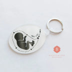 Pro-Life Catholic Acrylic Keychain - Keychains